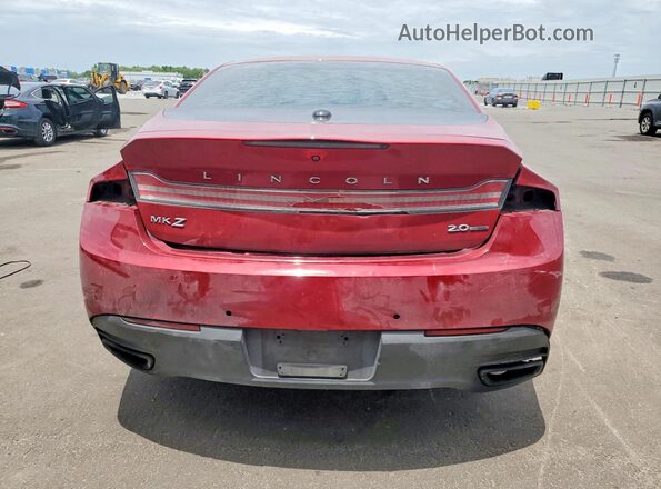 3LN6L2G92GR633798 2016 LINCOLN MKZ Red 