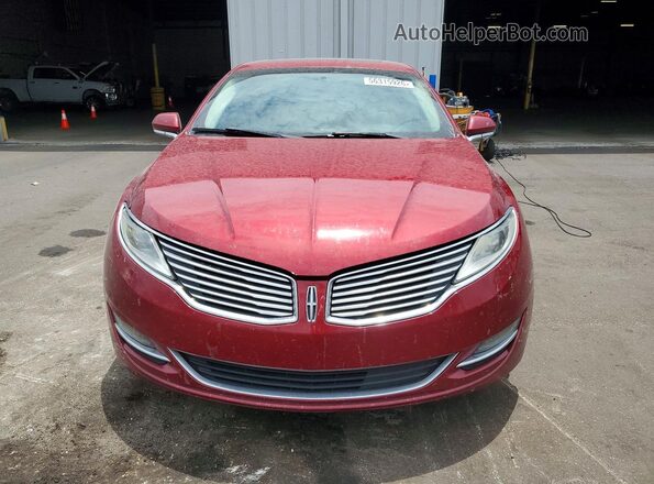 3LN6L2G92GR633798 2016 LINCOLN MKZ Red 