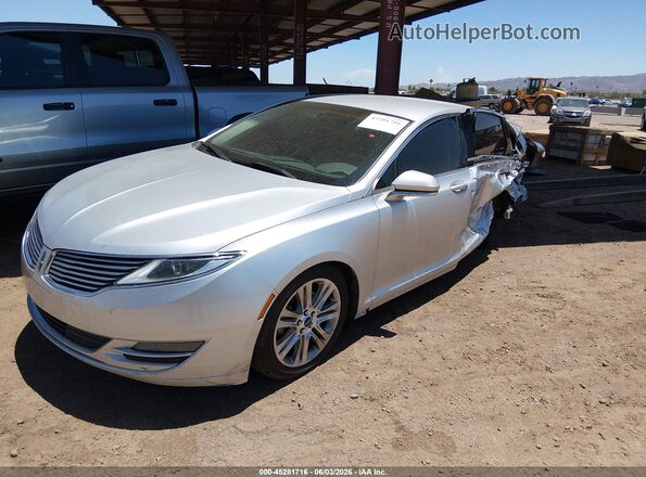 3LN6L2G95GR602111 2016 LINCOLN MKZ Серебряный Передняя левая четверть