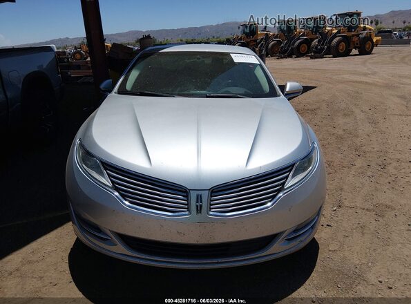3LN6L2G95GR602111 2016 LINCOLN MKZ Серебряный Вид щитка приборов