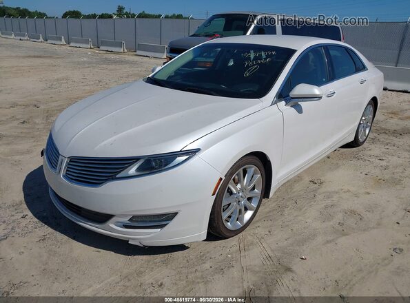 3LN6L2G95GR602660 2016 LINCOLN MKZ White Передня ліва чверть