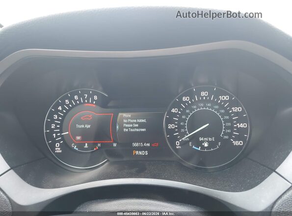 3LN6L2G96GR615949 2016 LINCOLN MKZ White Вид задніх сидінь