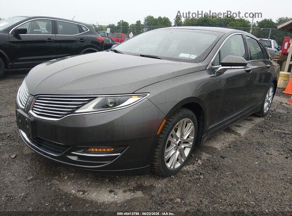 3LN6L2G96GR622965 2016 LINCOLN MKZ Серый Передняя левая четверть