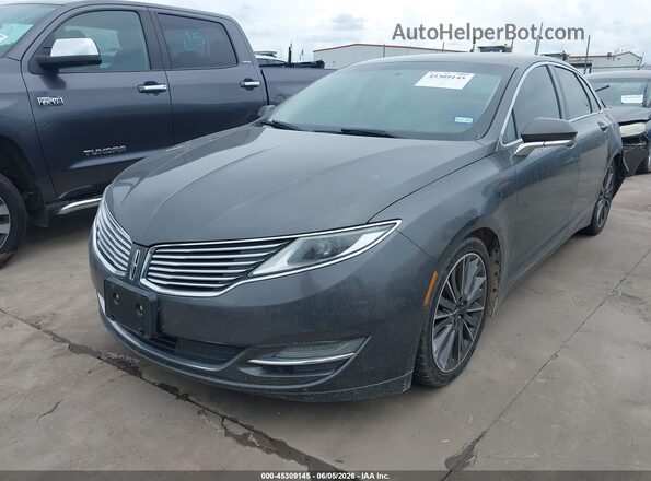 3LN6L2G9XGR620779 2016 LINCOLN MKZ Серый Передняя левая четверть