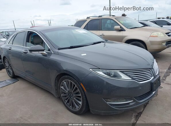3LN6L2G9XGR620779 2016 LINCOLN MKZ Серый Вид задней части салона