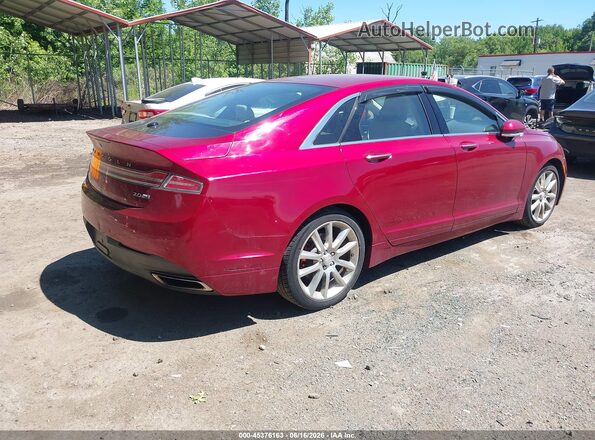 3LN6L2J90GR630097 2016 LINCOLN MKZ Maroon Tył prawy