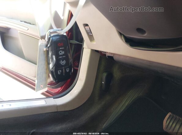 3LN6L2J90GR630097 2016 LINCOLN MKZ Maroon Widok deski rozdzielczej