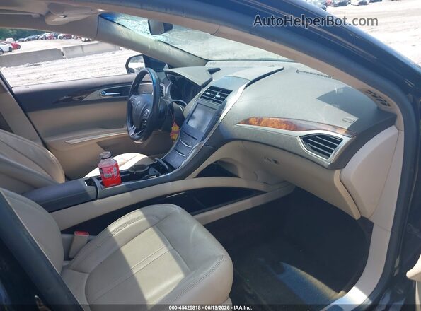 3LN6L2J91GR630089 2016 LINCOLN MKZ Black წინა სალონის ხედი