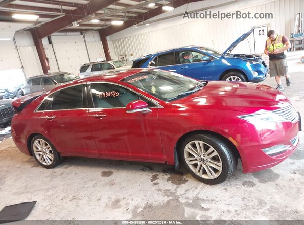 3LN6L2J95GR618513 2016 LINCOLN MKZ Red Սալոնի հետևի տեսք