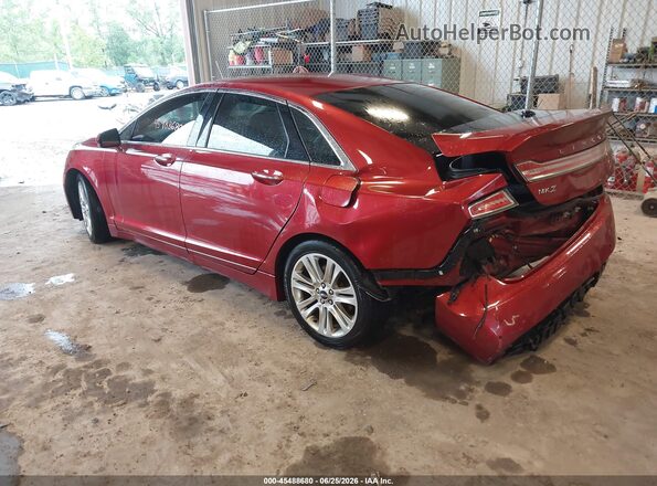 3LN6L2J95GR618513 2016 LINCOLN MKZ Red Հետևի ձախ