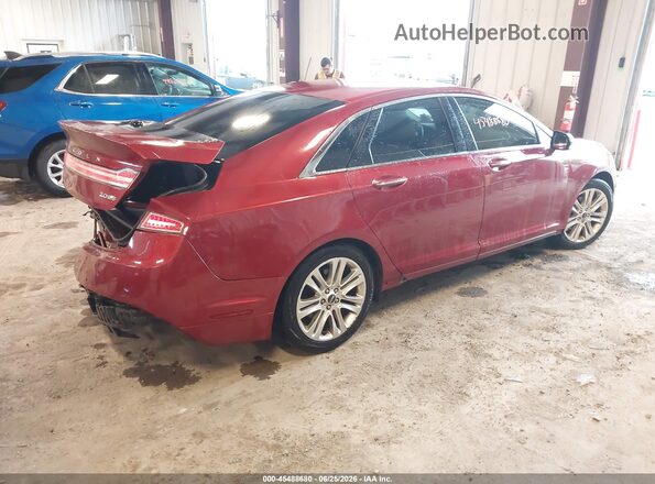 3LN6L2J95GR618513 2016 LINCOLN MKZ Red Հետևի աջ