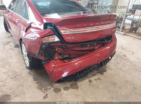3LN6L2J95GR618513 2016 LINCOLN MKZ Red Դիմացի տեսք