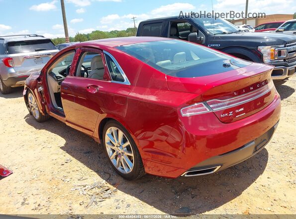 3LN6L2LU1GR628182 2016 LINCOLN MKZ HYBRID Красный Задняя левая четверть