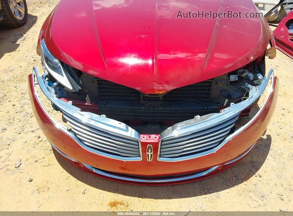 3LN6L2LU1GR628182 2016 LINCOLN MKZ HYBRID Красный Вид спереди