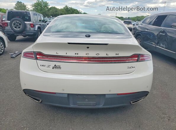 3LN6L2LU3GR633660 2016 LINCOLN MKZ White Vista trasera