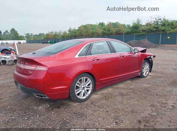 3LN6L2LU3GR634193 2016 LINCOLN MKZ HYBRID Red Հետևի աջ