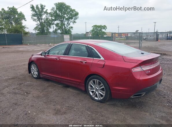 3LN6L2LU3GR634193 2016 LINCOLN MKZ HYBRID Red Հետևի ձախ