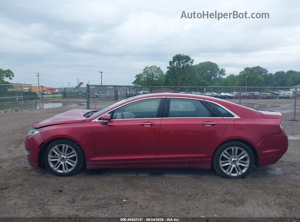 3LN6L2LU3GR634193 2016 LINCOLN MKZ HYBRID Red Սալոնի 360 աստիճան տեսք