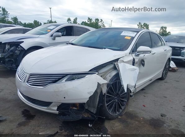 3LN6L2LU5GR602748 2016 LINCOLN MKZ HYBRID White Front left
