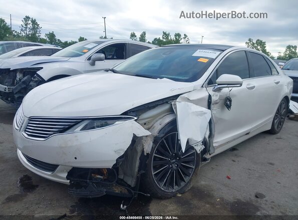 3LN6L2LU5GR602748 2016 LINCOLN MKZ HYBRID White Front view