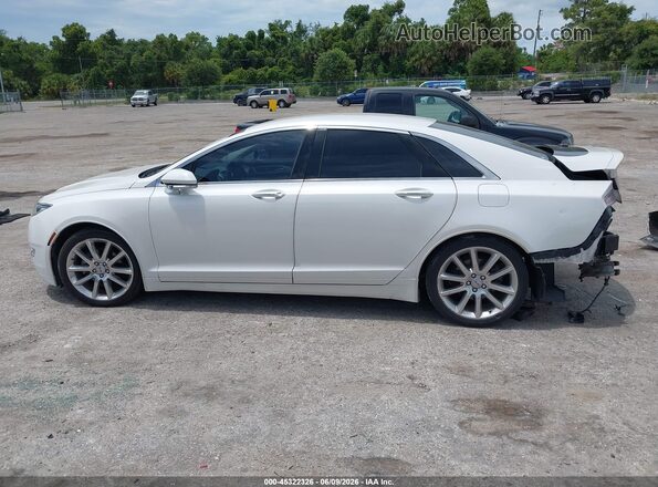 3LN6L2LU6GR630297 2016 LINCOLN MKZ HYBRID White Панорамний вид салону 360°