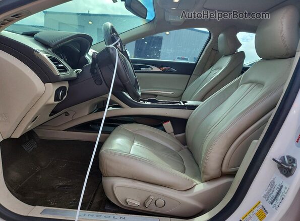 3LN6L2LU7GR624959 2016 LINCOLN MKZ White Սալոնի դիմացի տեսք