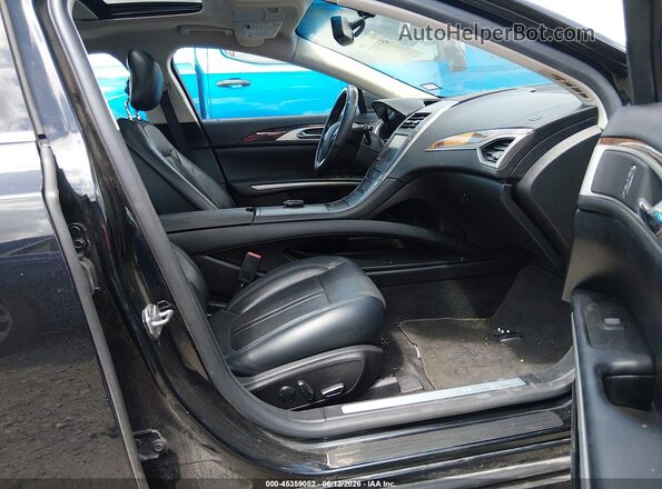 3LN6L2LU9GR611310 2016 LINCOLN MKZ HYBRID Черный Вид салона спереди