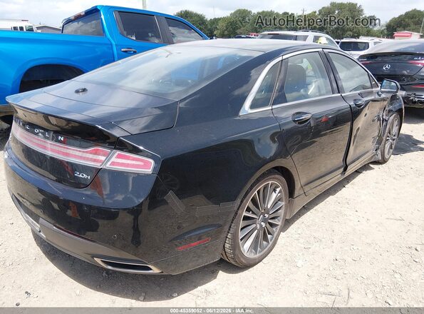 3LN6L2LU9GR611310 2016 LINCOLN MKZ HYBRID Черный Задняя правая четверть