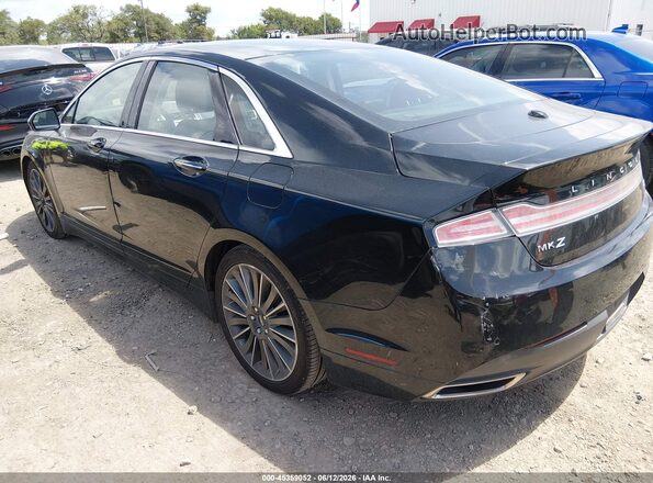 3LN6L2LU9GR611310 2016 LINCOLN MKZ HYBRID Черный Задняя левая четверть