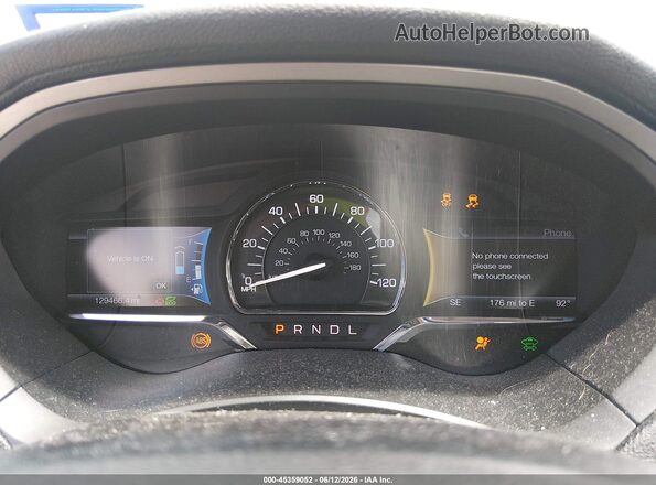 3LN6L2LU9GR611310 2016 LINCOLN MKZ HYBRID Черный Вид задних сидений
