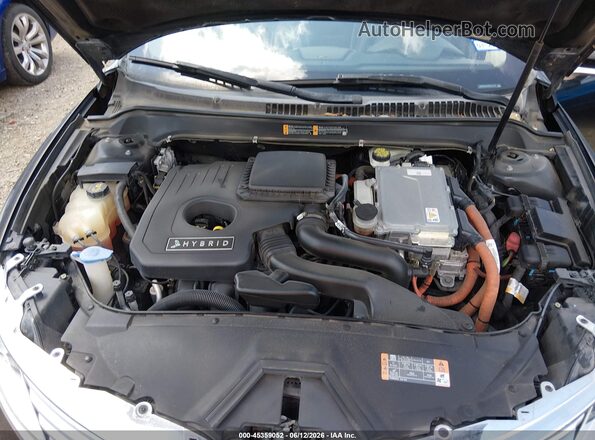 3LN6L2LU9GR611310 2016 LINCOLN MKZ HYBRID Черный Вид сзади