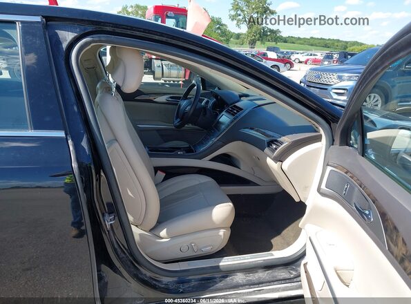 3LN6L2LUXGR606763 2016 LINCOLN MKZ HYBRID Black Front interior view