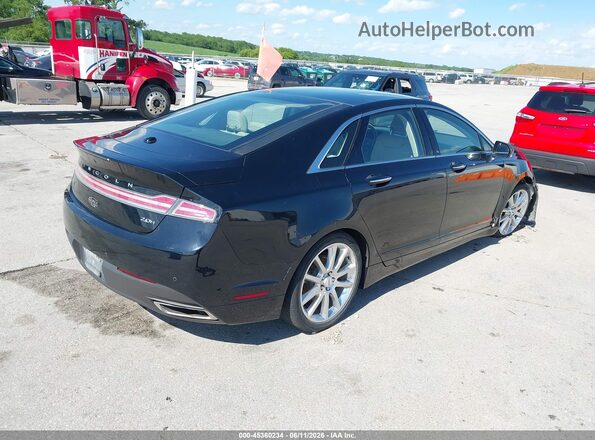 3LN6L2LUXGR606763 2016 LINCOLN MKZ HYBRID Black Rear right