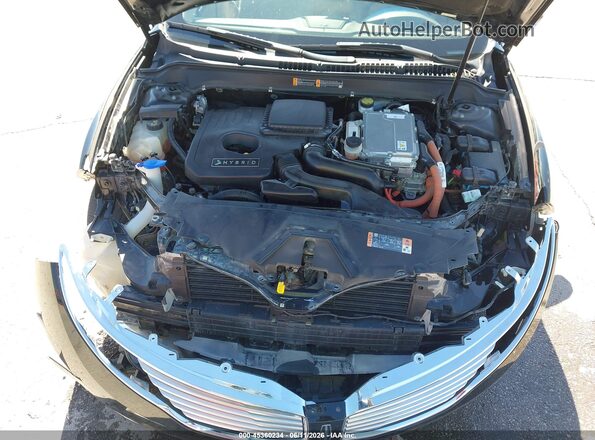 3LN6L2LUXGR606763 2016 LINCOLN MKZ HYBRID Black Rear view