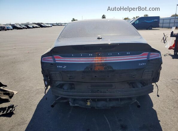 3LN6L2LUXGR611235 2016 LINCOLN MKZ Black Вид ззаду