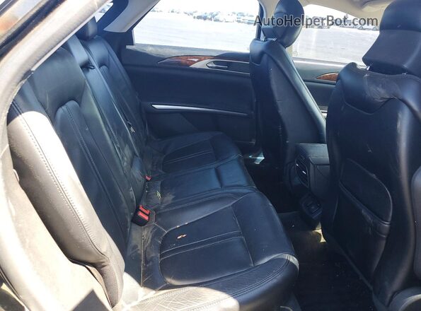 3LN6L2LUXGR611235 2016 LINCOLN MKZ Black Вид задніх сидінь