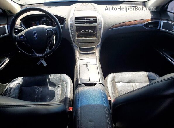 3LN6L2LUXGR611235 2016 LINCOLN MKZ Black Вид панелі приладів