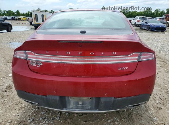 3LN6L5A94LR615193 2020 LINCOLN MKZ Red უკანა ხედი