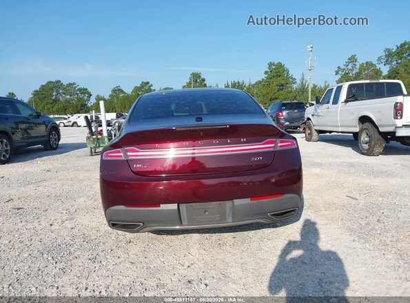 3LN6L5C90HR603014 2017 LINCOLN MKZ Бордовый 