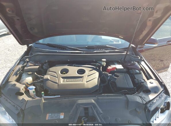 3LN6L5C90HR603014 2017 LINCOLN MKZ Бордовый Вид сзади