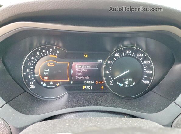 3LN6L5C90JR628792 2018 LINCOLN MKZ White ხელსაწყოთა პანელის ხედი
