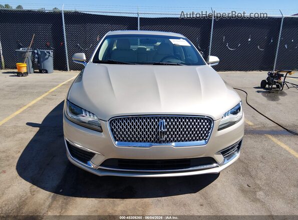 3LN6L5C91HR614698 2017 LINCOLN MKZ Gold უკანა სალონის ხედი