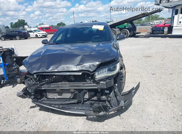 3LN6L5C94JR628813 2018 LINCOLN MKZ Серый Вид щитка приборов