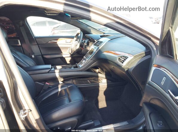 3LN6L5C95JR609137 2018 LINCOLN MKZ Gray Вид салону спереду