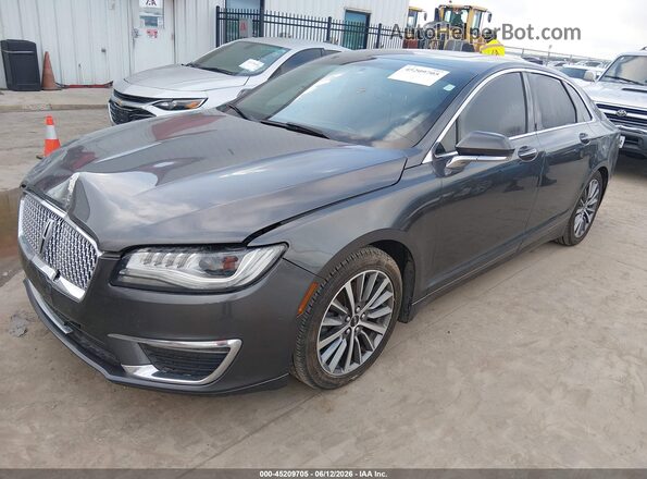 3LN6L5C97JR613836 2018 LINCOLN MKZ Gray Առջևի ձախ երեք քառորդ տեսարան