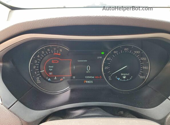 3LN6L5C98JR628698 2018 LINCOLN MKZ Blue Widok zestawu wskaźników