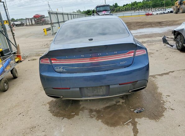 3LN6L5C98JR628698 2018 LINCOLN MKZ Blue Widok z tyłu