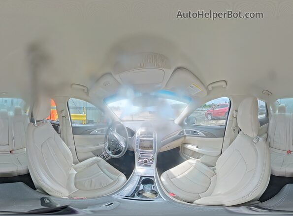 3LN6L5C98JR628698 2018 LINCOLN MKZ Blue Widok naklejki z numerem VIN
