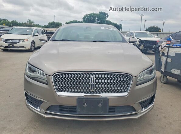 3LN6L5C99JR604247 2018 LINCOLN MKZ Tan Вид спереду