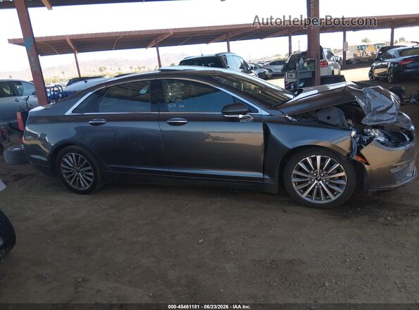 3LN6L5D91JR628394 2018 LINCOLN MKZ Gray Вид задньої частини салону